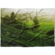 IMPAR Fleece blanket Green field, 200 × 140 cm - Blanket