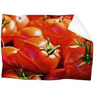 IMPAR Lambskin blanket Tomatoes, 150 × 120 cm - Blanket