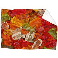 IMPAR Lamb blanket Gummy bears, 200 × 140 cm - Blanket