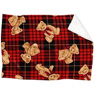 IMPAR Lamb blanket Bears, 150 × 120 cm - Blanket