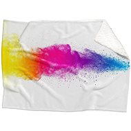 IMPAR Lambskin blanket Colourful explosion, 200 × 140 cm - Blanket