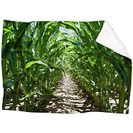 IMPAR Lambskin blanket Corn field, 200 × 140 cm - Blanket