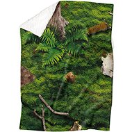 IMPAR Lambskin blanket Moss, 200 × 140 cm - Blanket
