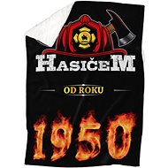 IMPAR Lambskin blanket Firefighter from year - 1950 - Blanket