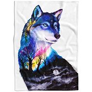 IMPAR Fleece blanket Wolf Art, 200 × 140 cm - Blanket