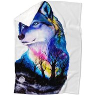 IMPAR Lamb blanket Wolf Art, 150 × 120 cm - Blanket