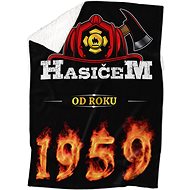 IMPAR Lambskin blanket Firefighter from year - 1959 - Blanket