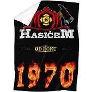 IMPAR Lambskin blanket Firefighter from year - 1970 - Blanket