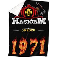 IMPAR Lambskin blanket Firefighter from year - 1971 - Blanket