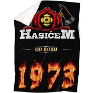 IMPAR Lambskin blanket Firefighter from year - 1973 - Blanket