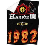 IMPAR Lambskin blanket Firefighter from year - 1982 - Blanket