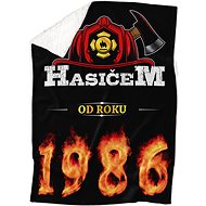 IMPAR Lambskin blanket Firefighter from year - 1986 - Blanket