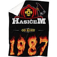 IMPAR Lambskin blanket Firefighter from year - 1987 - Blanket