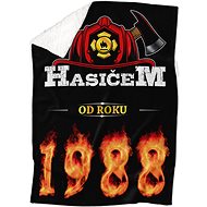 IMPAR Lambskin blanket Firefighter from year - 1988 - Blanket