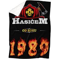 IMPAR Lambskin blanket Firefighter from year - 1989 - Blanket