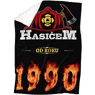 IMPAR Lambskin blanket Firefighter from year - 1990 - Blanket