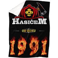 IMPAR Lambskin blanket Firefighter from year - 1991 - Blanket