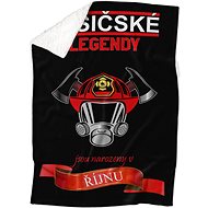 IMPAR Lambskin blanket Firefighter legends - month - October - Blanket
