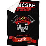 IMPAR Lambskin blanket Firefighter legends - month - August - Blanket