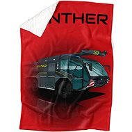 IMPAR Lambskin blanket Panther black - Blanket
