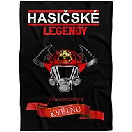 IMPAR Fleece blanket Firefighter legends - month - May - Blanket