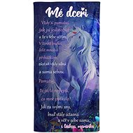 IMPAR Osuška Mé dceři – jednorožec - Bath Towel