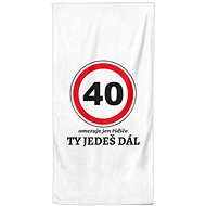IMPAR Osuška Ty jedeš dál 40 - let - Bath Towel