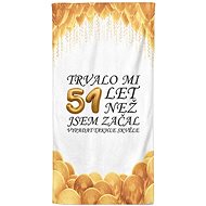 IMPAR Osuška Trvalo mi 51 let - Bath Towel