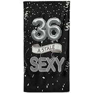 IMPAR Osuška Stále sexy – černá - 36 let - Bath Towel