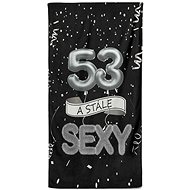 IMPAR Osuška Stále sexy – černá - 53 let - Bath Towel