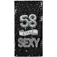 IMPAR Osuška Stále sexy – černá - 58 let - Bath Towel