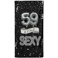 IMPAR Osuška Stále sexy – černá - 59 let - Bath Towel