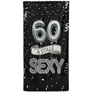 IMPAR Osuška Stále sexy – černá - 60 let - Bath Towel
