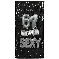 IMPAR Osuška Stále sexy – černá - 61 let - Bath Towel