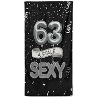 IMPAR Osuška Stále sexy – černá - 63 let - Bath Towel