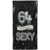 IMPAR Osuška Stále sexy – černá - 64 let - Bath Towel