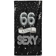 IMPAR Osuška Stále sexy – černá - 66 let - Bath Towel