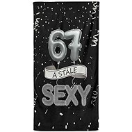 IMPAR Osuška Stále sexy – černá - 67 let - Bath Towel
