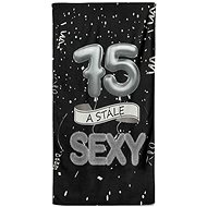IMPAR Osuška Stále sexy – černá - 75 let - Bath Towel