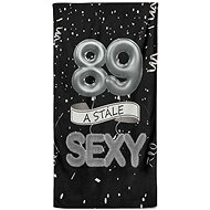 IMPAR Osuška Stále sexy – černá - 89 let - Bath Towel