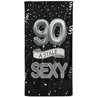 IMPAR Osuška Stále sexy – černá - 90 let - Bath Towel