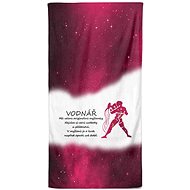 IMPAR Osuška Vodnář (21.1. - 20.2.) - červená - Bath Towel