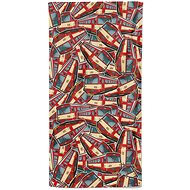 IMPAR Osuška 810 červená pattern - Bath Towel