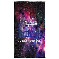 IMPAR Osuška Nejlepší táta ve vesmíru - Bath Towel