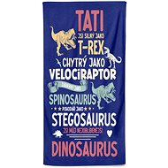 IMPAR Osuška Tatínek – dinosauři - Bath Towel