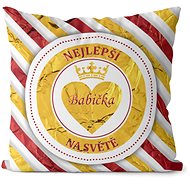 Impar pillow The best grandma - striped - Pillow