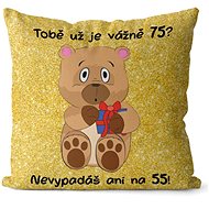 Impar Pillow Are you really that old? Age 75 - Pillow