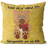 Impar Pillow Are you really that old? Age 77 - Pillow