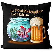 Impar Pillow Happiness = Beer + Fish - Pillow