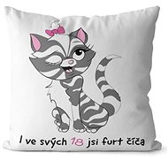 Impar pillow You are a kitty age 18 - Pillow